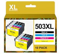 Coloran 503XL 503 - Cartuchos de Tinta compatibles con Epson 503 XL para Epson Expression Home XP-5200 XP-5205 Workforce WF-2960DWF WF-2965DWF (10 Unidades)