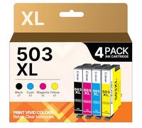Coloran 503XL Multipack Compatible con Epson 503 XL para Epson Workforce WF-2960DWF WF-2965DWF WF2960 WF2965 Expression Home XP-5200 XP-5205 (4 Unidades)