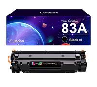 Coloran 83A CF283A Compatible para HP 83A Toner Negro para HP Laserjet Pro MFP M127fw Toner MFP M125nw M125a M127fn M127fs M225dn M225dw Pro M201dw M201n (Negro, 1 Unidad)