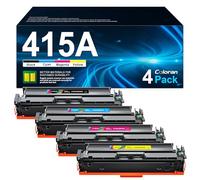 Coloran Cartucho de tóner 415A Compatible con HP 415A Toner con Chip W2030A W2031A W2032A W2033A, Color Laserjet Pro MFP M454 M454dw M454dn M479fdw M479 M479dw M479fnw M479fnw M479fnw M479ffnw dn W20