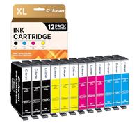 Coloran - Cartuchos de Tinta para Epson 603XL para Expression Home XP-2100 XP-2150 XP-4100 XP-4105 XP-3100 XP-2155 Workforce WF-2830 WF-2835 (Paquete de 12)