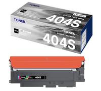 Coloran CLT-K404S para tóner Samsung C480W CLT-Y404S Compatible para Samsung C480FW Toner CLT-Y404S CLT-P404C CLT-404S CLT 404S CLT-404 CLT P404C para Xpress C480W C480FW C430Toner (1 Paquete)