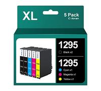 Coloran T1295 Multipack Cartuchos de Impresora Compatible para Epson T1291 T1292 T1293 T1294 para Workforce WF-3520 WF-3540 WF-7525 WF-7515,Stylus SX235W SX425W SX445W SX535WD, Stylus Office SX435W