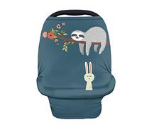 Coloranimal lindo animal perezoso conejo lindo protector de asiento de coche cubierta cubierta cubierta suave cómodo cochecito bebé auto protector accesorios para bebé niñas niño lactancia lactancia cubierta
