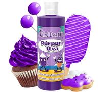 Colorante Alimentario 160ml - Gran Capacidad Colorantes Alimentarios Reposteria Altamente Concentrado para Decoración de Pasteles, Colorante Alimenticio para Fondant Colores, Macarrone - Púrpura Uva