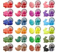 Colorante Alimentario en Polvo - 24 Colores Alta Concentración Colorante Alimentario Reposteria, Colorante para Decorar Tartas, Fondant, Buttercream, Macaron - 2 g