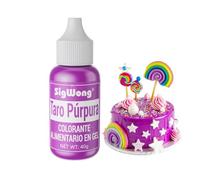 Colorante Alimentario Gel, 40g Colorante Alimentario Reposteria Altamente Concentrado para Fondant Colores, Colorante Alimenticio para Fondant Colores, Macarrones, Cupcakes, Slimo-Taro Púrpura