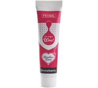 Colorante alimentario profesional Rainbow Dust ProGel, fresa 25g