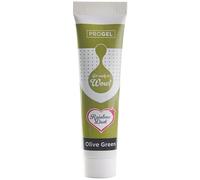 Colorante alimentario profesional Rainbow Dust ProGel, Verde oliva 25g