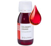 Colorante Concentrado Líquido Rojo Vivo para Cosmética Profesional | Pigmento Orgánico Hidrosoluble en Envase Práctico | Ideal para Cremas, Geles y Más |