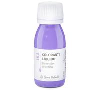 Colorante Líquido Lila para Jabón de Glicerina | Creación de Jabones Espectaculares | Fácil de Usar y Altamente Pigmentado | Hidrosoluble y Listo para Usar | 100 ml