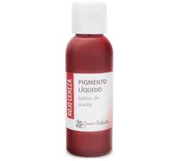 Colorante Rojo Cereza Jabón de Aceite | Pigmento Líquido Estable para Jabones Artesanales en Proceso Frío o Caliente | Fácil de Usar | Añadir a la Trazada y Batir para Intensos Colores | 50 ml
