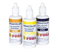 COLORANTE UNIVERSAL PROACOLOR. Amarillo. 40 ML. Tinte para pinturas plásticas, esmaltes al agua y esmaltes sinteticos al disolvente.