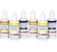 COLORANTE UNIVERSAL PROACOLOR. Azul. 40 ML. Tinte para pinturas plásticas, esmaltes al agua y esmaltes sinteticos al disolvente. (Paquete de 2)
