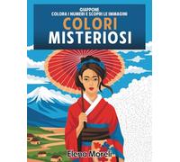 Colorare con i numeri - Giappone: Colori misteriosi, libro da colorare per adulti per rilassarsi, ideale per pennarelli
