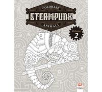 Colorare Steampunk animali - Volume 2: Libro da colorare per adulti (Mandala) - Anti-stress