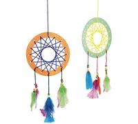 Colorations DIY Haz tu propio kit de manualidades para atrapasue os Incluye anillos, cuentas, plumas, hilo Instrucciones