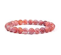 Colorato Alterato Agate Pietra Borda I Braccialetti per Le Donne Gioiello di Pietra Di Cristallo Braccialetto di Perline Fatti A Mano Degli Uomini Dei Monili Doni Femminili-19_17 centimeters