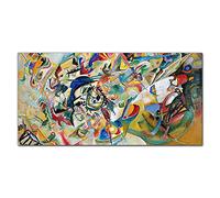 Coloray Pantalla Anti Salpicaduras Para Cocina Cubierta De Pared 100x50cm Vidrio Templado Impresión Sobre Vidrio Imagen Gráficos Mural - Kandinsky