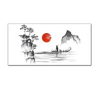 Coloray Pantalla Anti Salpicaduras Para Cocina Cubierta De Pared 120x60cm Vidrio Templado Impresión Sobre Vidrio Mural Imagen Gráficos - La Pintura Tradicional De Japón