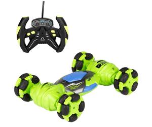 ColorBaby 41312 Speed & Go Coche teledirigido 360°, 13x19x5 cm, 4 direcciones, Incluye luz, Frecuencia 40 MHz, Carga USB, Acrobacias, Coches radiocontrol para niños, Vehículo RC, Juguetes 6 años