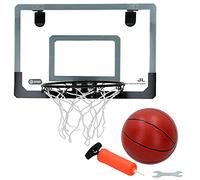 ColorBaby 46245, Tablero con Canasta Baloncesto y balón, CB Sports, Juego Deportivo Infantil, Aro para Mates y Red, Incluye balón, hinchador Manual y Tablero portátil, Juguetes niños +3 años