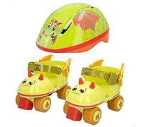 COLORBABY 46990, Pack Patines 4 Ruedas y Casco de Dragón K3YRIDERS Talla 24-30, Mis Primeros Patines, Patines para niño de iniciación, Patines Infantiles, Juguetes para niños, Regalos para niños