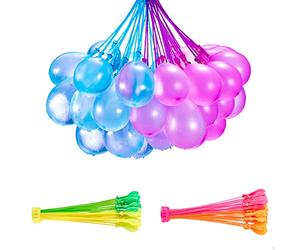 ColorBaby 47134,Globos de agua Bunch o Balloons con hinchador y llenado rápido x 100,Llena y cierra en 60 segundos,Hincha globos de agua,juego de agua para niños,globos de agua llenado rápido
