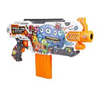 COLORBABY 47749 V-Zon Pistola de Dardos, 43 cm, 24 Balas de Goma Espuma, Ligeras y de Gran Alcance, Diseño Monstruos, Ametralladora de Juguete, Lanzador, Juguetes niños 8 años, Pistolas niño