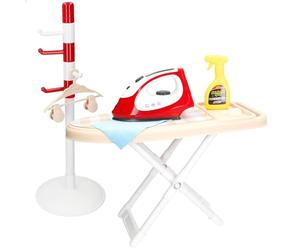 ColorBaby 47814 My Home Tabla de Planchar Juguete, 42x17x27 cm, Incluye Plancha eléctrica, Percha, Perchero con colgadores, Spray, Toalla, Juguetes niños 3 años, Juego tareas hogar, Juegos imitación