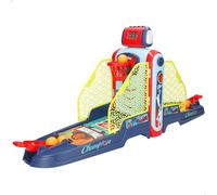 ColorBaby 47820 CB Games Mini Canasta Baloncesto Infantil, 2 Jugadores, Juego de Mesa, Basket electrónico, con marcadores y lanzadores, 2 Niveles, Control de Volumen y Tiempo, Incluye 6 Pelotas
