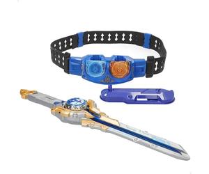 COLORBABY 48093 Infinity Nado Master Belt Battle Set, Peonza Fury Wave Dragon Dragón de Agua, 3D, Espada Lanzador, Cinturón Maestro, Luces LED, Juegos de peonzas, Pilas Incluidas Juego de Batalla