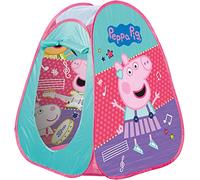 COLORBABY 48434 John Toys Peppa Pig Tienda de campaña Infantil, Licencia Oficial, Sistema Pop-up, Fácil Montaje, 75x75x90 cm, Rejilla de ventilación, Puerta Enrollable, Tiendas Infantiles para niños