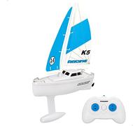 ColorBaby 49524 - Velero teledirigido de Juguete, CB Toys, Barco con Control Remoto, Juegos de Agua para niños, Juguetes radiocontrol, 4 Funciones, para niños a Partir de 4 años, Regalos Infantiles