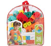 COLOR BLOCK 49732 - Bloques de Construcción para niños Flexi / Incluye 36 piezas, juguetes para niños, juegos educativos / Piezas de construcción Grandes de diversas formas, colores y textura blanda