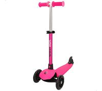 COLORBABY 54131, Patinete 3 ruedas infantil con manillar desmontable, Eezi mini color fucsia, Tamaño 26x61x69,5cm, Peso máximo 20kg, Patinetes para niños, Juguetes y regalos