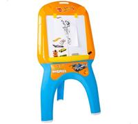 COLORBABY 77432, Hot Wheels pizarra infantil con caballete, Pizarras para niños, pizarra blanca para rotulador, Juguetes para niños, Juguetes educativos, regalos para niños