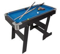 ColorBaby 85437 Mesa multijuegos Plegable, Billar y Ping Pong, 120x61x73 cm, De Madera, Incluye 2 Tacos, 16 Bolas, 1 Tiza, 1 Cepillo, 1 triángulo, 2 Palas, 1 Red y 3 Pelotas, 6 años y mas