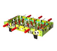 ColorBaby 85438 Mesa de futbolín Infantil, con luz LED, 60x32x14 cm, 2 Jugadores, Marcadores manuales, De Madera Resistente, Juegos de Mesa, Futbolines para niños, 6 años y mas