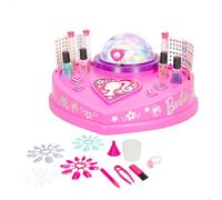 Colorbaby Barbie - Juego manicura niñas con Pegatinas, brillantitos, uñas postizas, Purpurina, esmaltes y Utensilios, con cúpula de Purpurina, Set pintauñas, para niña de 8 años, 48427