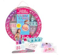 Colorbaby Barbie - Salón manicura y pedicura, Estuche para Hacer Las uñas, Incluye esmaltes, Lima, Pegatinas y calcomanías, Separador de Dedos, Kit de Belleza para niñas, +8 años, 48428