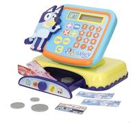 ColorBaby Bluey Caja registradora Juguete, Accesorios incluidos, Billetes, Monedas y Tarjetas de Juguete, Juegos de rol, Juguetes didácticos, Aprendizaje y diversión + 3 años (39144)