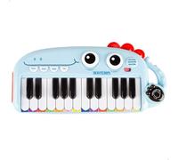 ColorBaby Bontempi Piano Infantil electrónico 24 Teclas con Luces, Sonidos, Melodías, Botones y diseño Seguro con Carita Sonriente, para iniciar a los más pequeños en la música Desde 18 Meses (39213)