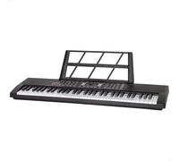ColorBaby Bontempi Teclado Musical 61 Teclas, 84,5x29x8,2 cm, Atril, 200 Sonidos, 200 ritmos, 60 Demos, 3 Niveles Aprendizaje, Cable USB, Pianos Digitales, Órgano electrónico Infantil (39233)