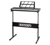 COLORBABY Bontempi Teclado Musical para niños, 54 Teclas, Atril, Patas Metal Regulables, 100 Sonidos, 100 ritmos, 60 Demos, Cable USB, 67,5x20x5 cm, Órgano electrónico Infantil, Pianos (39232)