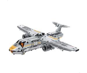 COLORBABY BYM Avión militar juguete desmontable, 329 piezas, 30,2x37x5x11 cm, Juguete para montar, Juego desmontable, Juegos de construcción, Robótica niños 6 años, Regalos originales (30931)