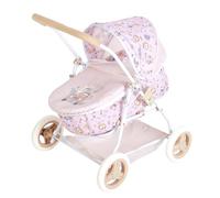 COLORBABY Carro de paseo para muñecas, 40x48x57 cm, Mango acolchado, Bandeja accesorios, Juguete niñas, Coche muñecas, Cochecito muñecos, Juego imitación, Diseño ergonómico (44998)