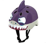 COLORBABY Casco de Seguridad 3D, Casco Infantil 3D, Casco diseño de tirburón, Casco para niños 3 años, Casco, Medidas 21x24,5x20 cm, K3YRIDERS, para bicis y patinetes