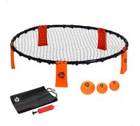 ColorBaby CB Games Spikeball Set, Juego de Red Exterior, Playa, Jardín, 4 Jugadores, Diámetro 90 cm, 3 Pelotas Incluidas, Juego Deportivo para niños y Adultos, Desde 5 años (39199)