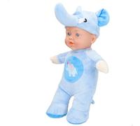 ColorBaby Colorbaby's Muñeco bebé blandito de 32 cm, Cuerpo Suave con música, Diseño Surtido Unicornio o Elefante, Pilas Incluidas, +24 Meses, Muñecos para niños (47783)